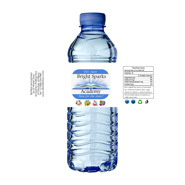 Case of purified drinking bottled water in Antigua